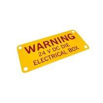 ECG Warning Signages 100 x 300 mm Aluminium_0