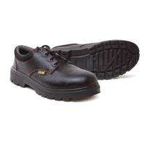 JAMA Genuine Leather Composite Toe Safety Shoes Black_0