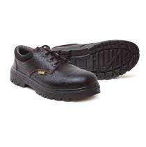 JAMA Genuine Leather Composite Toe Safety Shoes Black_0