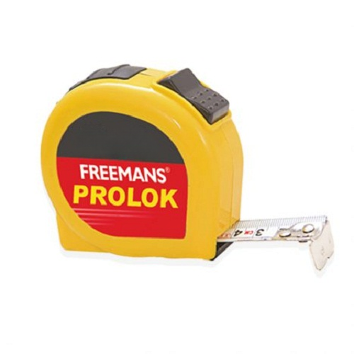 FREEMANS 25 mm ABS Measuring Tapes Prolok 10 m Yellow_0