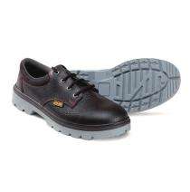 JAMA Genuine Leather Composite Toe Safety Shoes Black_0