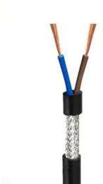 Polytex Copper Plain Cu 100 - 240 V Braided Cables 2 Core 0.75 mm_0