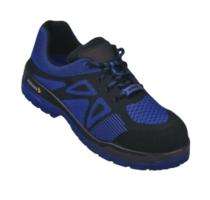 Mallcom Freddie G21 Knitted Fabric Steel Toe Safety Shoes Black and Blue_0