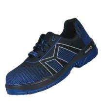 Mallcom Freddie G23 Knitted Fabric Steel Toe Safety Shoes Black and Blue_0