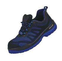 Mallcom Freddie G22 Knitted Fabric Steel Toe Safety Shoes Black and Blue_0