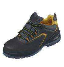 Mallcom Guina Leather Steel Toe Safety Shoes Black and Grey_0