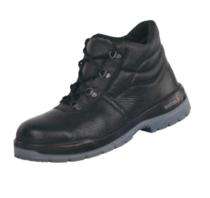 Mallcom Pallas Leather Steel Toe Safety Shoes Black_0