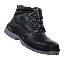 Mallcom Manx Classic Leather Steel Toe Safety Shoes Black_0