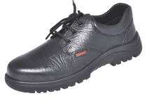 Karam Full Grain Leather Steel Safety Shoes Black_0