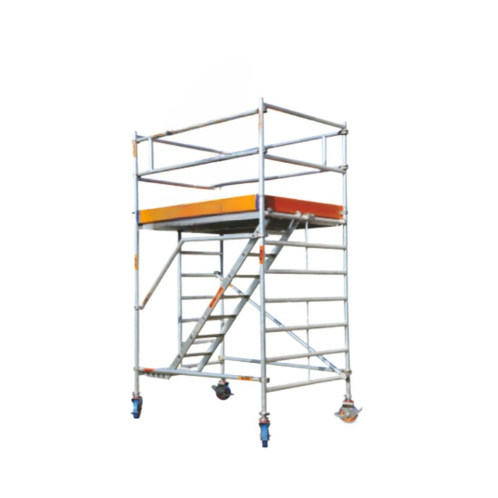 MSAFE 4.4 m Mobile Double Width Type Scaffolding Tower 1800 x 1350 mm 200 kg/m2_0