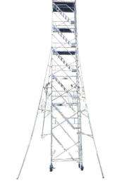MSAFE 14.4 m Mobile Double Width Type Scaffolding Tower 1800 x 1350 mm 200 kg/m2_0