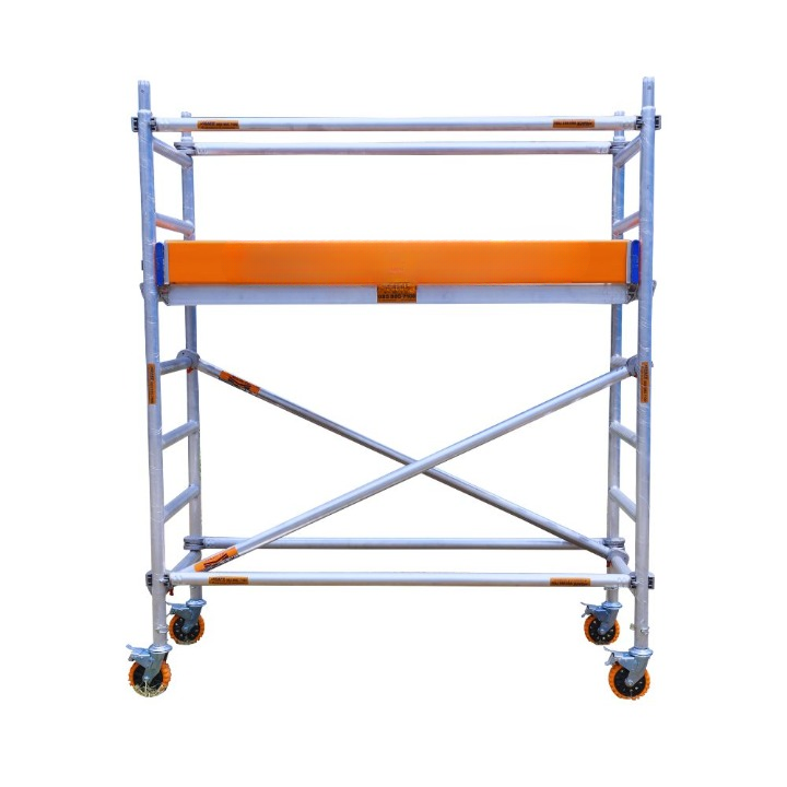 MSAFE 3.2 m Single Width without Stairs Scaffolding Tower 1800 x 750 mm 200 kg/m2_0