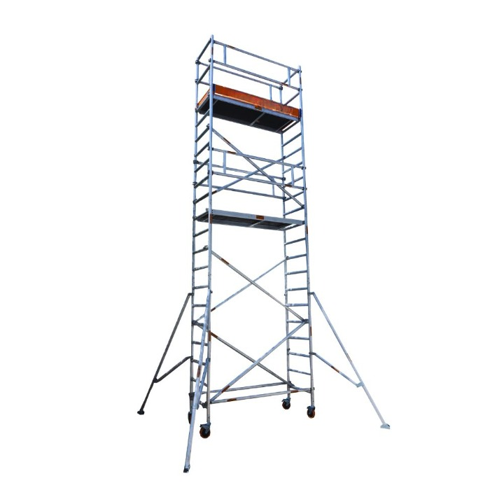 MSAFE 7.3 m Single Width without Stairs Scaffolding Tower 1800 x 750 mm 200 kg/m2_0