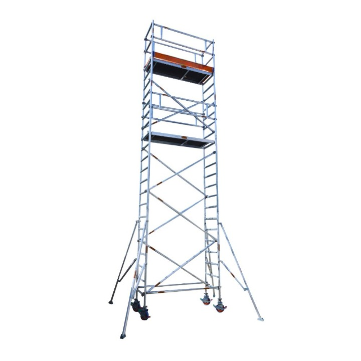 MSAFE 8.2 m Single Width without Stairs Scaffolding Tower 1800 x 750 mm 200 kg/m2_0