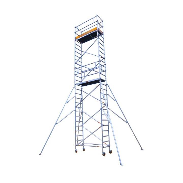 MSAFE 9.3 m Single Width without Stairs Scaffolding Tower 1800 x 750 mm 200 kg/m2_0