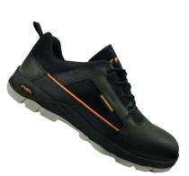 FUEL JORDAN LC Real Leather Steel Toe Safety Shoes Black_0