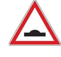 Speed Breaker Warning Signages 900 x 900 mm Aluminium_0