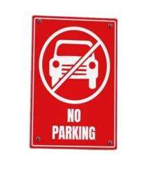 No Parking Signages 900 x 900 mm Aluminium_0