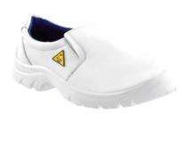 Euro Safety Aqua Slip On Esd Tds Non-Woven Microfiber Steel Toe 200 J Safety Shoes White_0