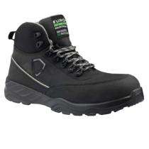 Euro Safety Onyx Nubuck Leather and Microfiber Composite Toe Safety Shoes Black_0