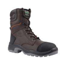 Euro Safety Ranger Water Repellent Leather Composite Toe Safety Shoes Brown_0