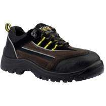 Euro Safety Western Tds Breathable Suede and Leather Steel Toe 200 J Safety Shoes Black_0