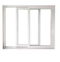 ADITYA Sliding 2 Track 2 Panel White uPVC Window 6 x 4 ft_0