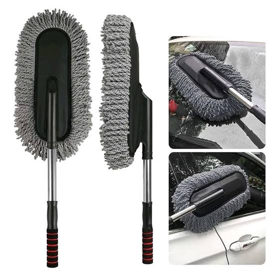 Flat Head Mop Cotton 45 x 15 cm Grey_1