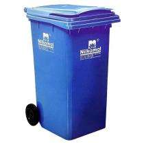 Nilkamal Wheeled Bins Blue 240 L Plastic_0