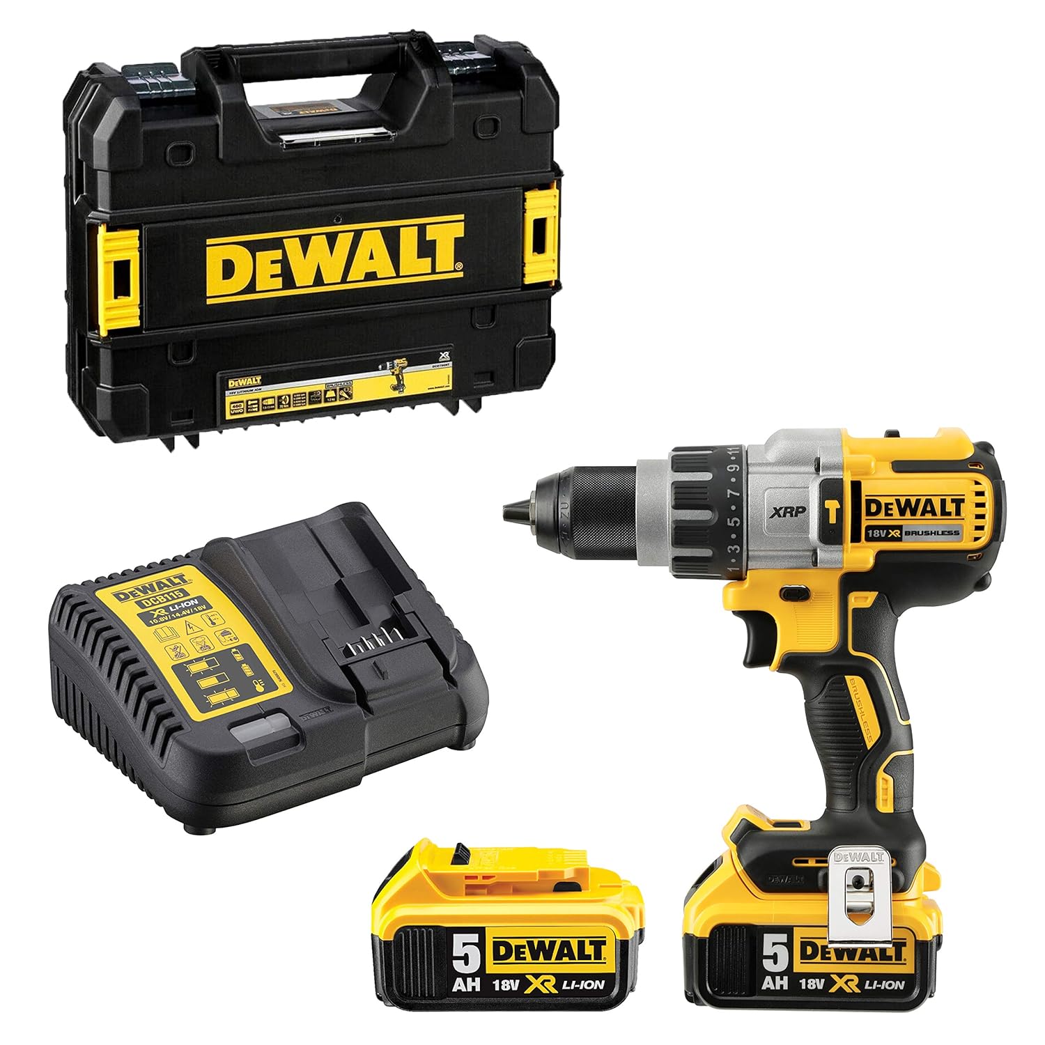DEWALT 1.5 - 55 mm Cordless Rotary Hammer Drill DCD996P2 18 V_4
