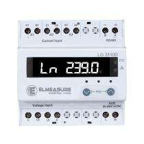 ELMEASURE LG 2510D 6 mA - 6 A IP51 Three Phase 7 Digit LCD Energy Meters_0