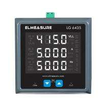 ELMEASURE LG 6435 100 mA - 100A IP51 Single Phase 3 Row 4 Digit LCD Energy Meters_0