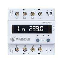 ELMEASURE LG 2310D 6 mA - 6 A IP51 Three Phase 7 Digit LCD Energy Meters_0