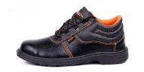 Synthetic Leather Steel Toe Safety Shoes Black_0