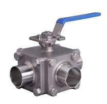 Flolink 10 mm 3 Way Alloy Steel Ball Valves Socket Weld_0