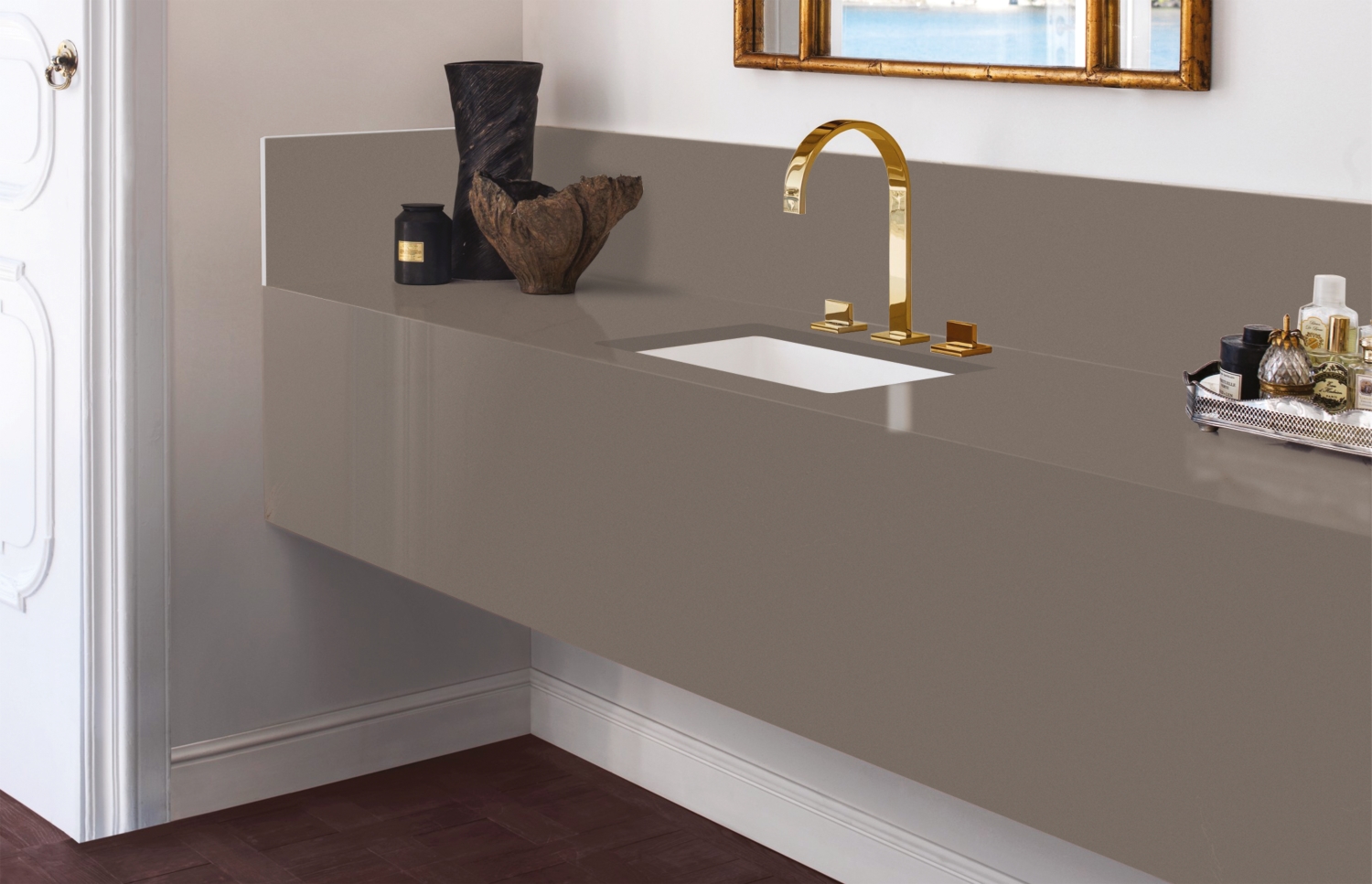 Camrola Cosmic Series Mint Grey Matt Finish 3150 x 1450 mm Quartz Stone Slab_1