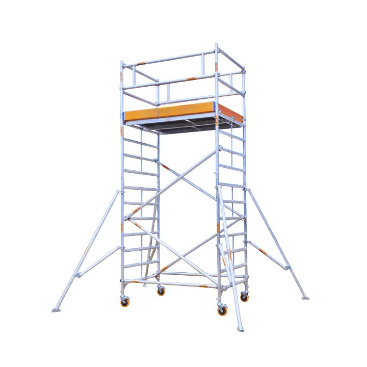 MSAFE 5.3 m Mobile Tower without Stairs Scaffolding Tower 1800 x 1350 mm 200 kg/m2_0