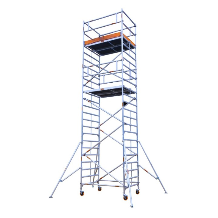 MSAFE 8.2 m Mobile Tower without Stairs Scaffolding Tower 1800 x 1350 mm 200 kg/m2_0