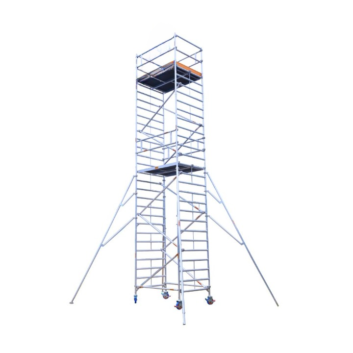 MSAFE 9.2 m Mobile Tower without Stairs Scaffolding Tower 1800 x 1350 mm 200 kg/m2_0