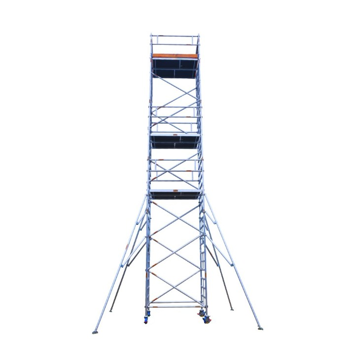 MSAFE 11.5 m Mobile Tower without Stairs Scaffolding Tower 1800 x 1350 mm 200 kg/m2_0