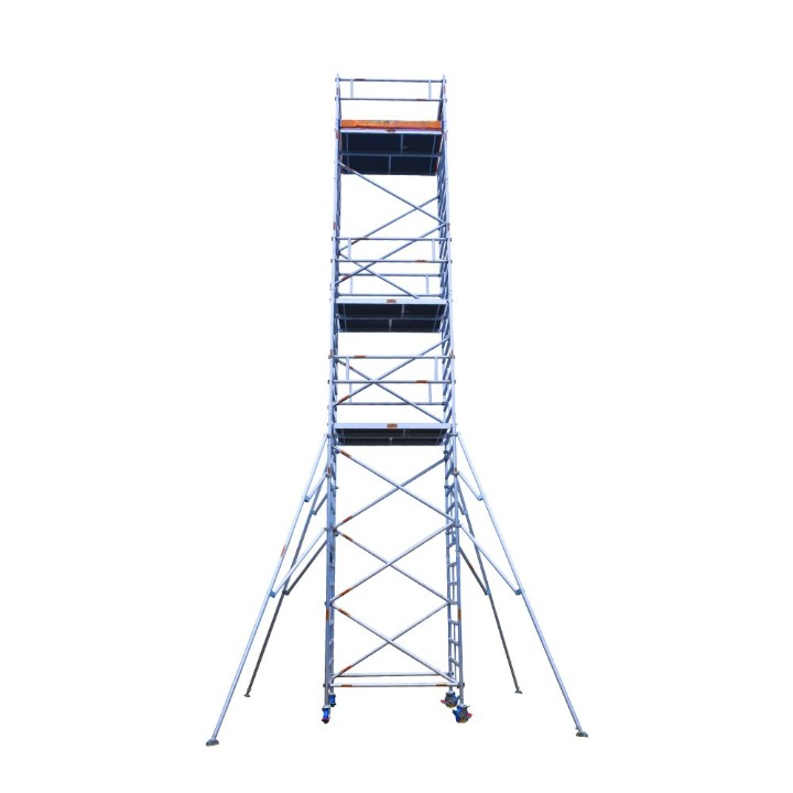 MSAFE 13.5 m Mobile Tower without Stairs Scaffolding Tower 1800 x 1350 mm 200 kg/m2_0