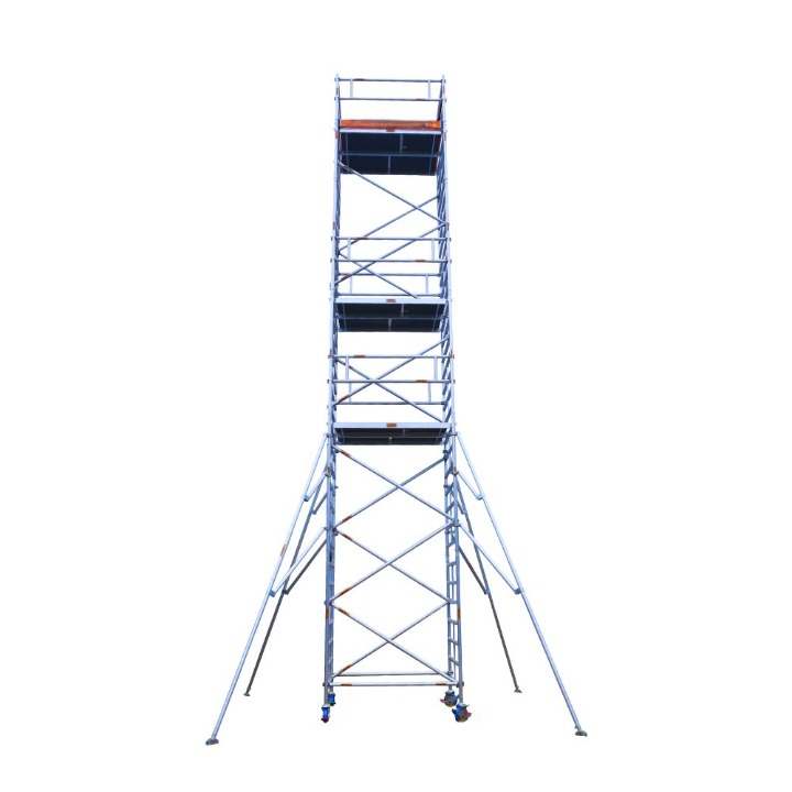 MSAFE 14.4 m Mobile Tower without Stairs Scaffolding Tower 1800 x 1350 mm 200 kg/m2_0