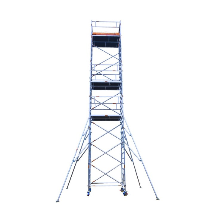 MSAFE 15.5 m Mobile Tower without Stairs Scaffolding Tower 1800 x 1350 mm 200 kg/m2_0