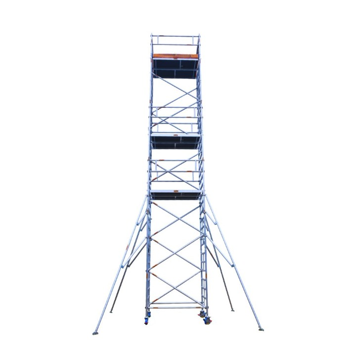 MSAFE 16.4 m Mobile Tower without Stairs Scaffolding Tower 1800 x 1350 mm 200 kg/m2_0