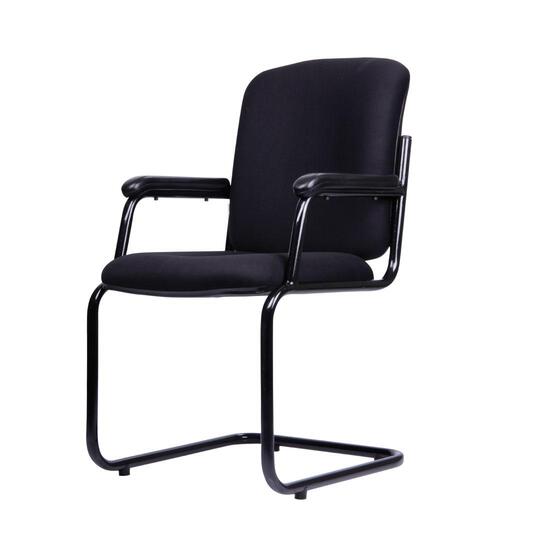 Durian Fabric Chair Black 520x470x930 mm 12 mm Thick Hot Pressed BWR Office Chairs_2
