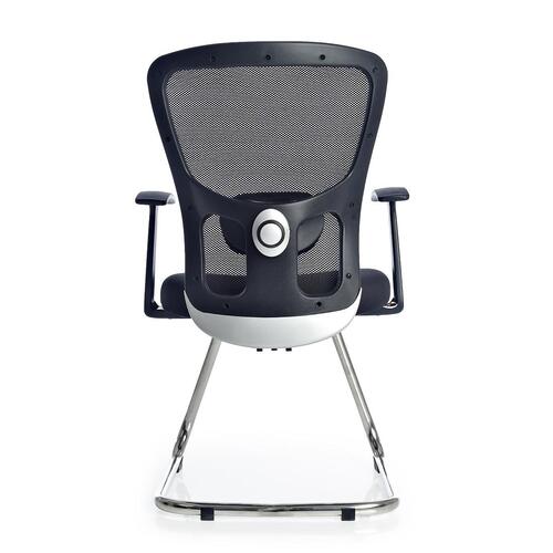 Durian Mesh Chair Black 590 x 630 x 970 mm Two Pieces Injection Moulded Office Chairs_1