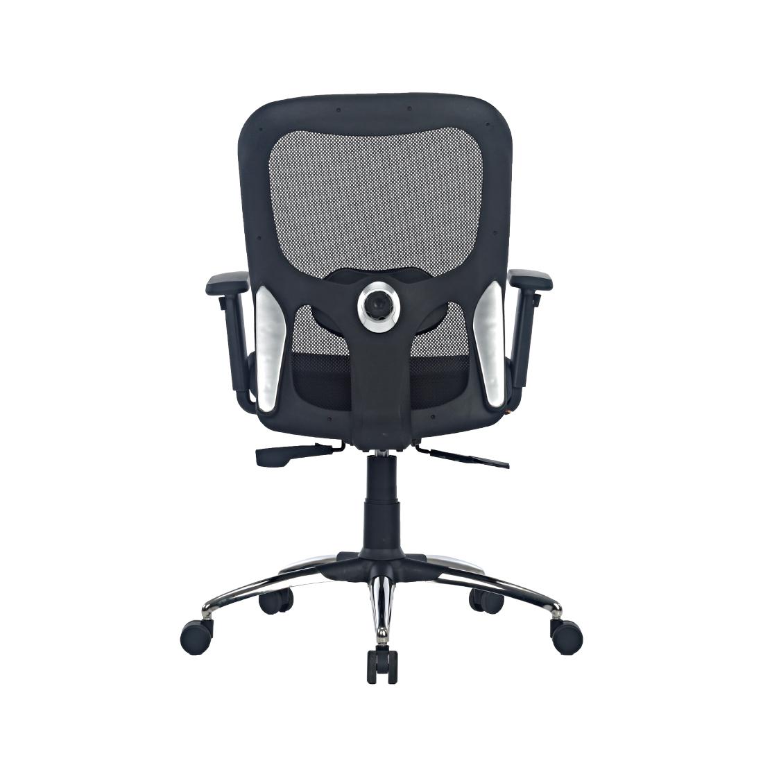 Durian Mesh Chair Black 630 x 670 x 1035 mm Two Pieces Injection Moulded Office Chairs_1