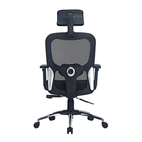 Durian Mesh Chair Black 630 x 670 x 1270 mm Two Pieces Injection Moulded Office Chairs_1