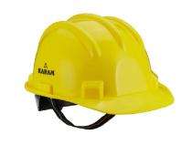 Karam HDPE Yellow Ratchet Safety Helmets_0