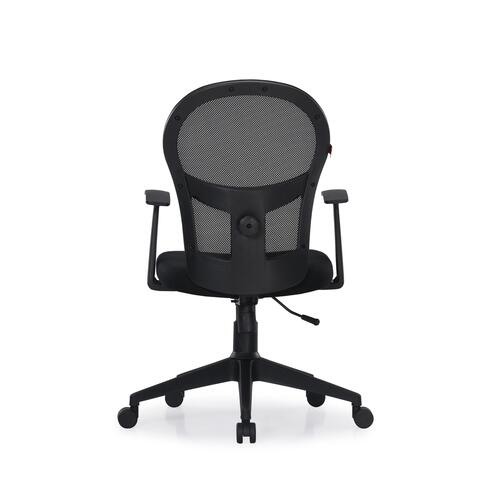 Durian Mesh Chair Black 590x660x1075 mm Two Pieces Injection Moulded Office Chairs_1